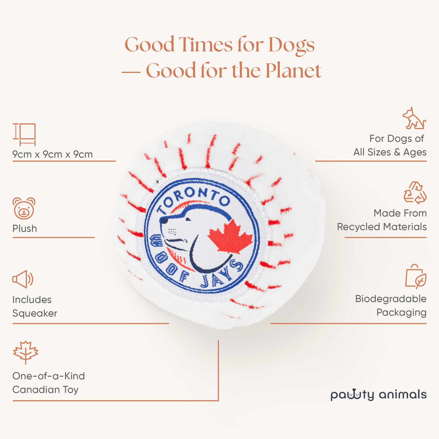 Toronto Woofjays Dog Toy
