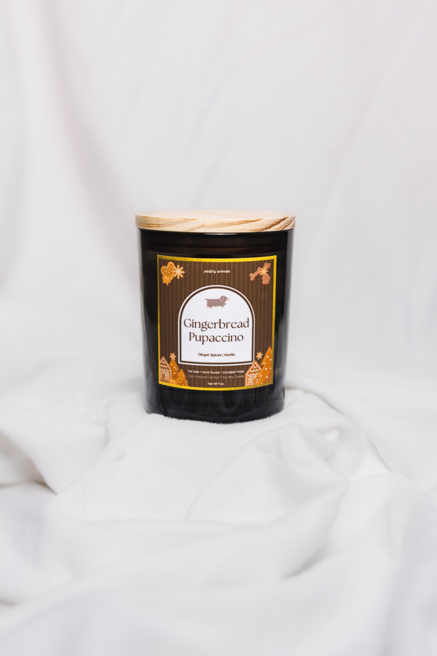 Gingerbread Pupaccino - Pet Safe Holiday Edition Candle Exclusive