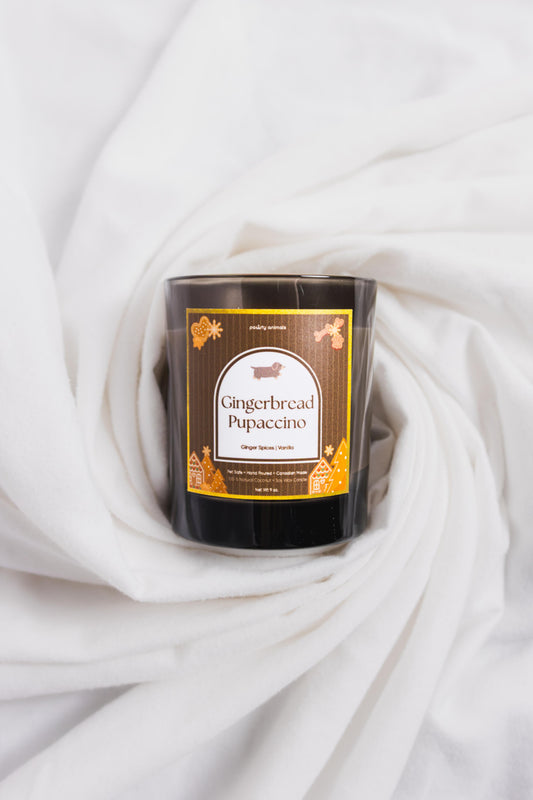 Gingerbread Pupaccino - Pet Safe Holiday Edition Candle Exclusive