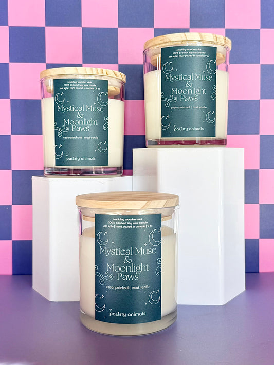 Mystical Muse & Moonlight Paws - Pet Safe Spring Exclusive Candle