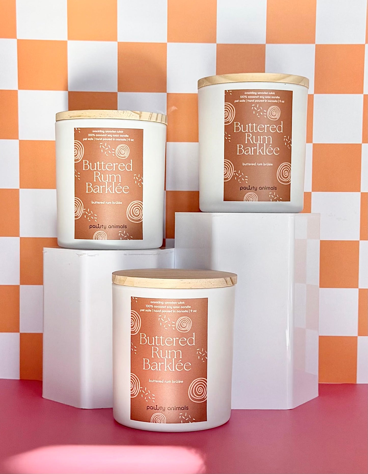 Buttered Rum Barklée - Pet Safe Spring Exclusive Candle