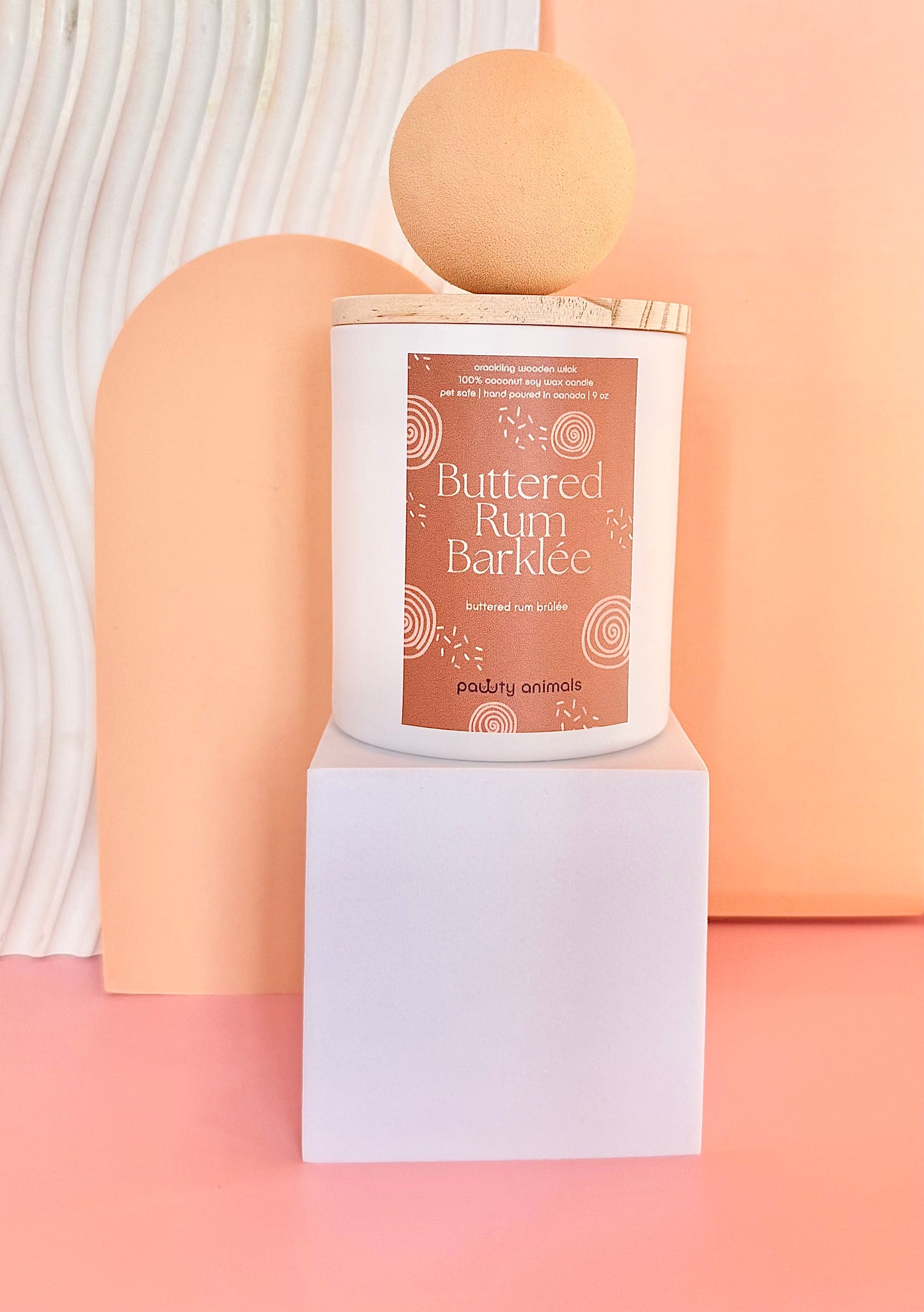 Buttered Rum Barklée - Pet Safe Spring Exclusive Candle